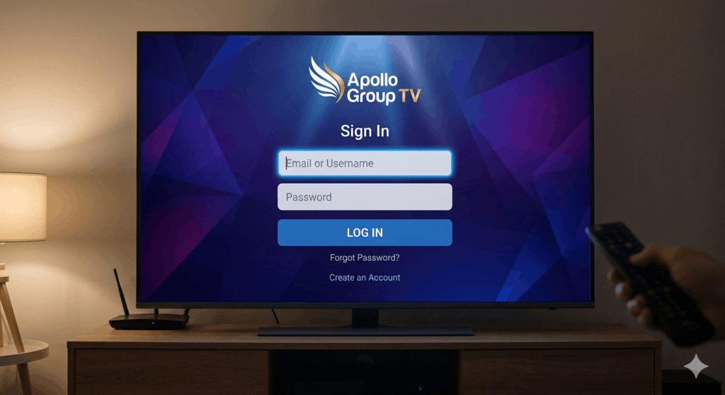 apollo group tv log in